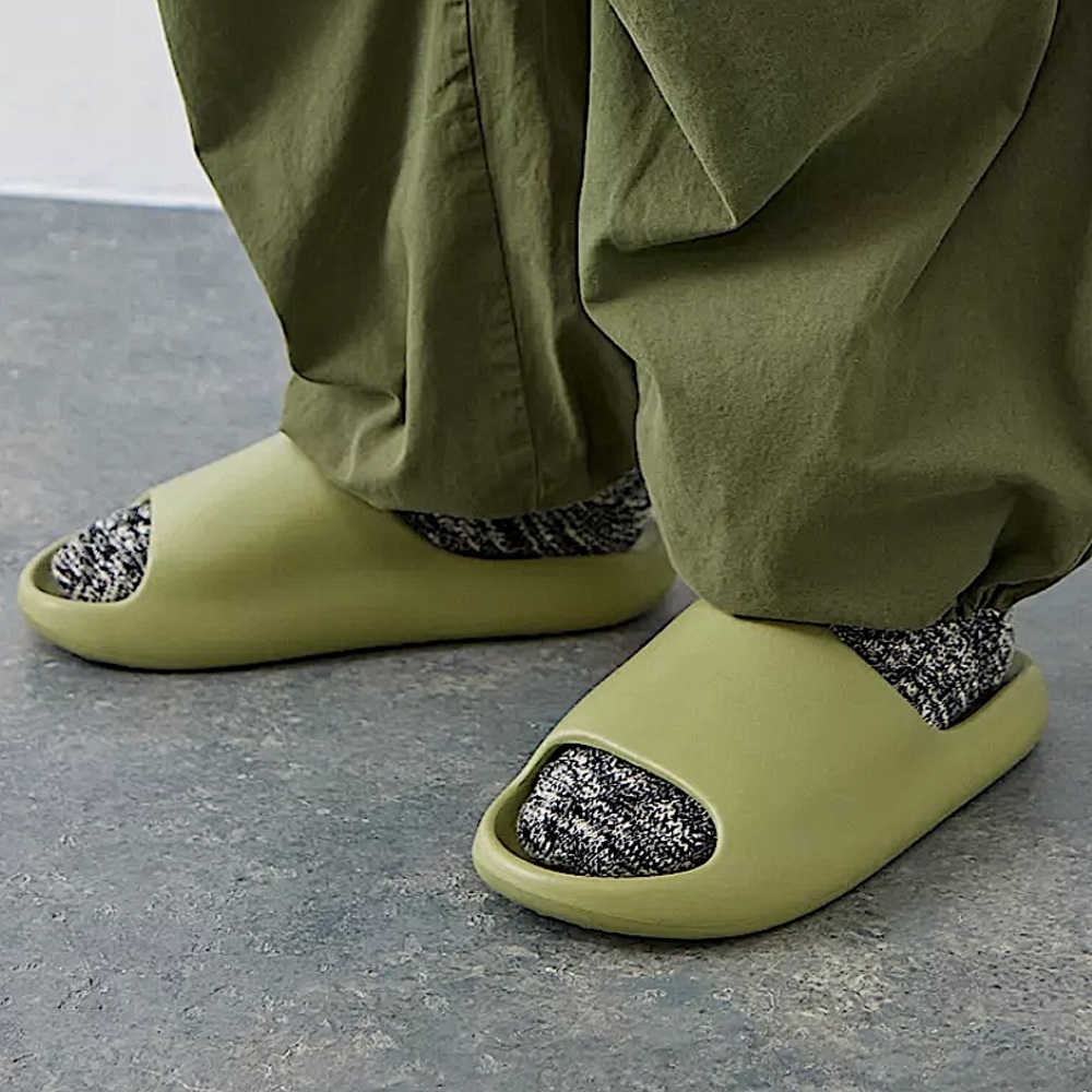 UO Olive Sliders